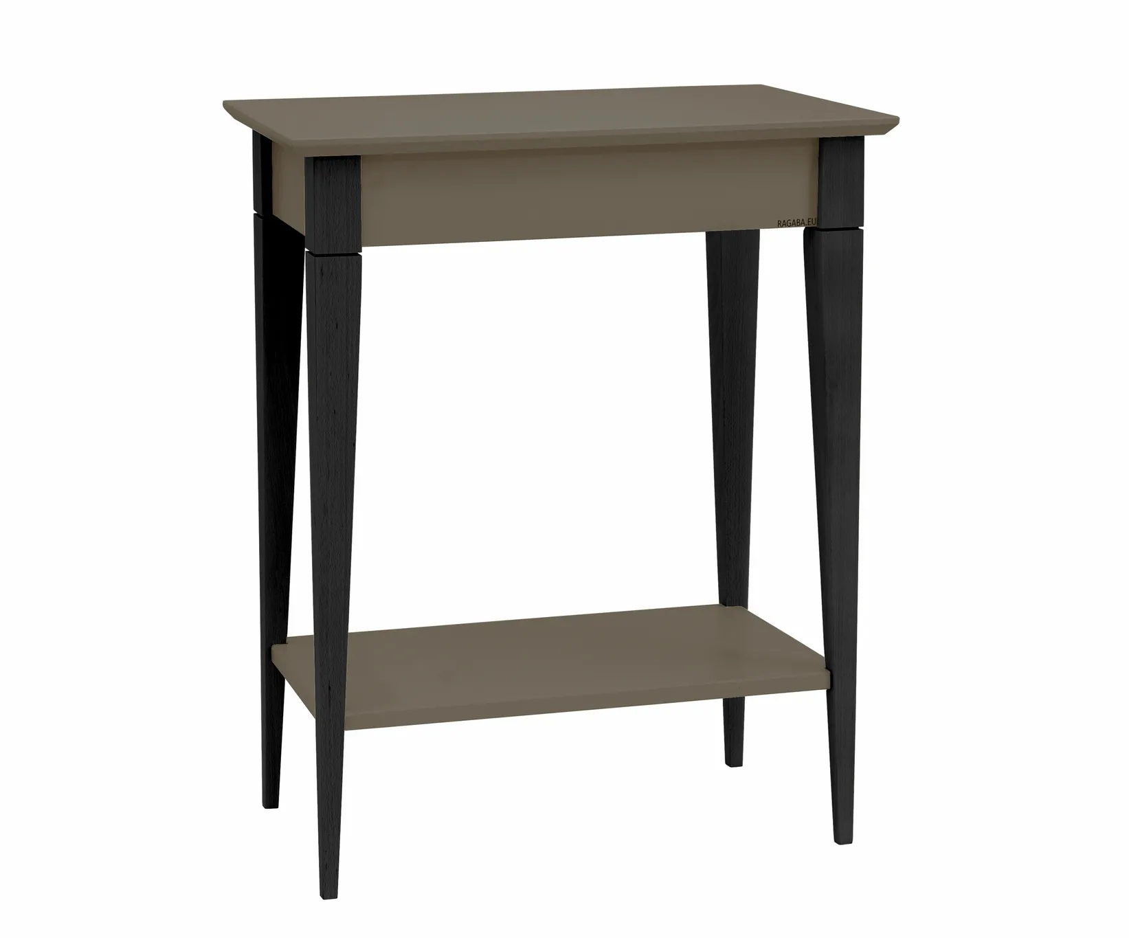 Konsola MIMO z Półką 65x35cm Czarne Nogi Bobrza Glina