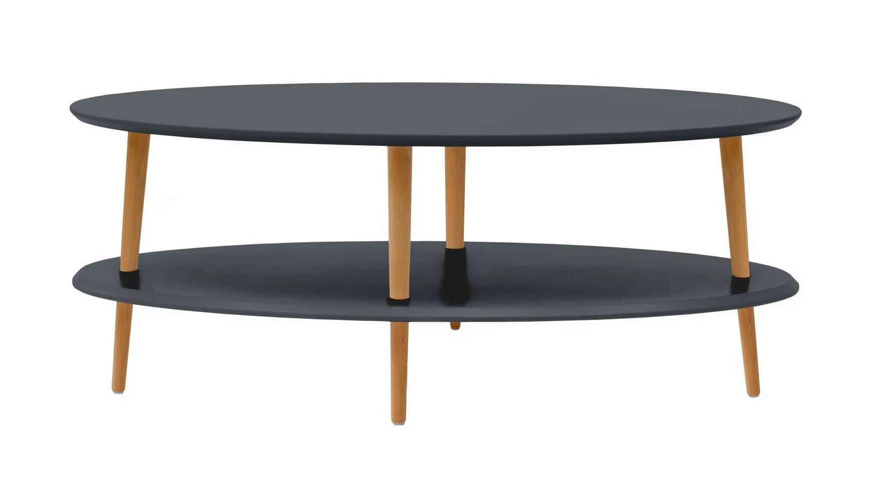 Stolik Kawowy OVO LOW 110x70cm - Grafitowy