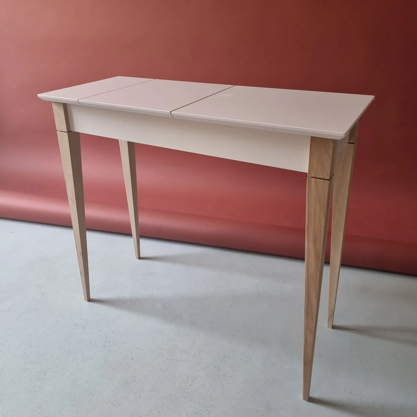 Toaletka MIMO z Lusterkiem 85x35cm Kawa z Mlekiem