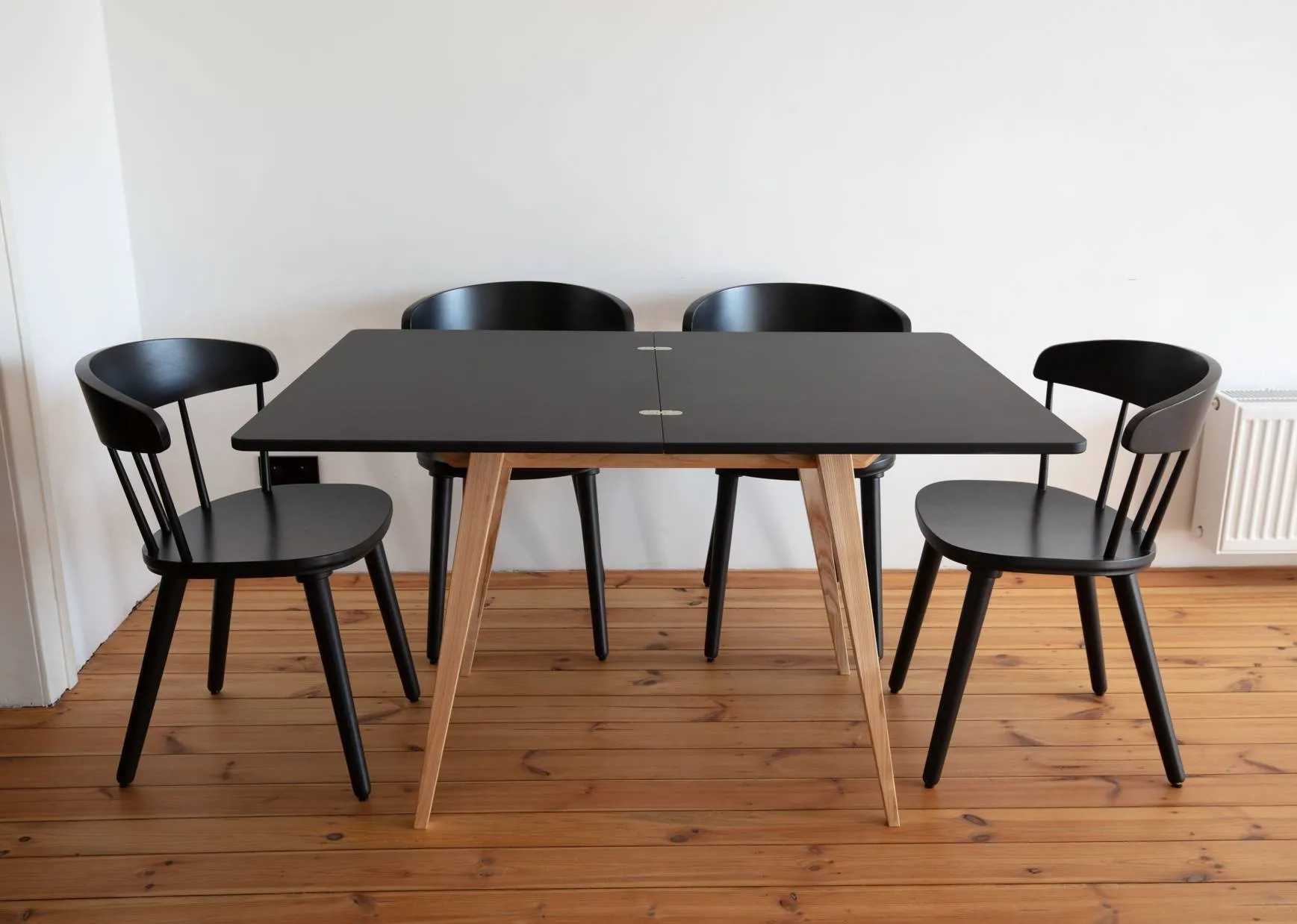 Konsola ENVELOPE Rozkładana 45x90cm Czarny S-Mat