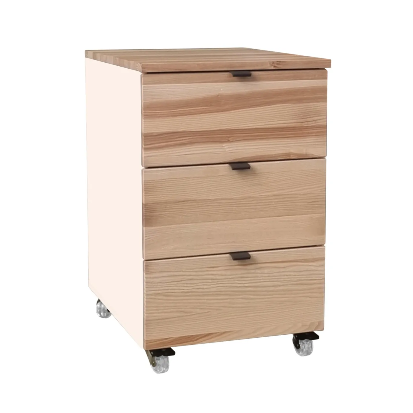 Kontenerek Biurowy LUKA z Kółkami 41x50cm Jesion Wapień Wojcieszowski