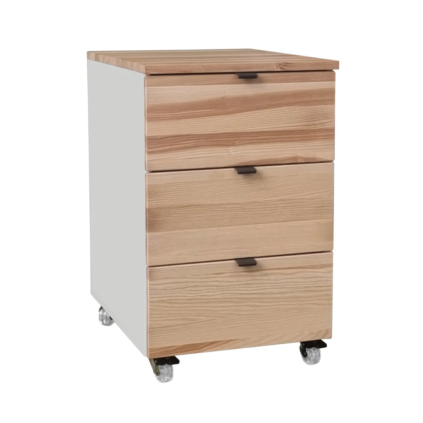 Kontenerek Biurowy LUKA z Kółkami 41x50cm Jesion Jasnoszary