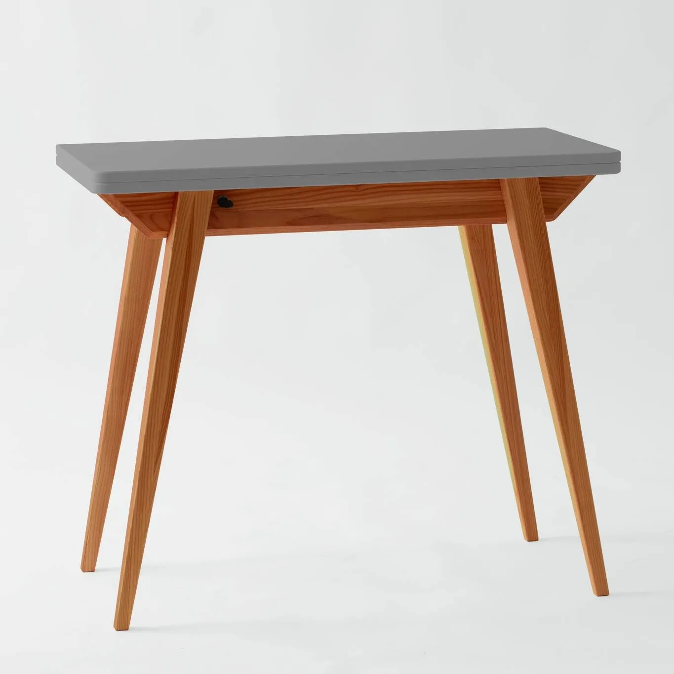 Konsola ENVELOPE Rozkładana 45x90cm Dąb Ciemnoszara