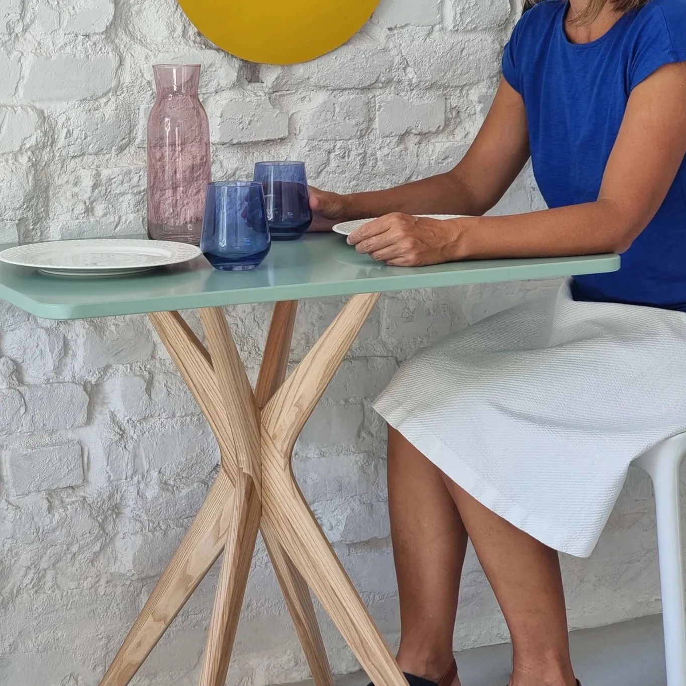 Prostokątny Stół JUBI 55x80cm Bobrza Glina