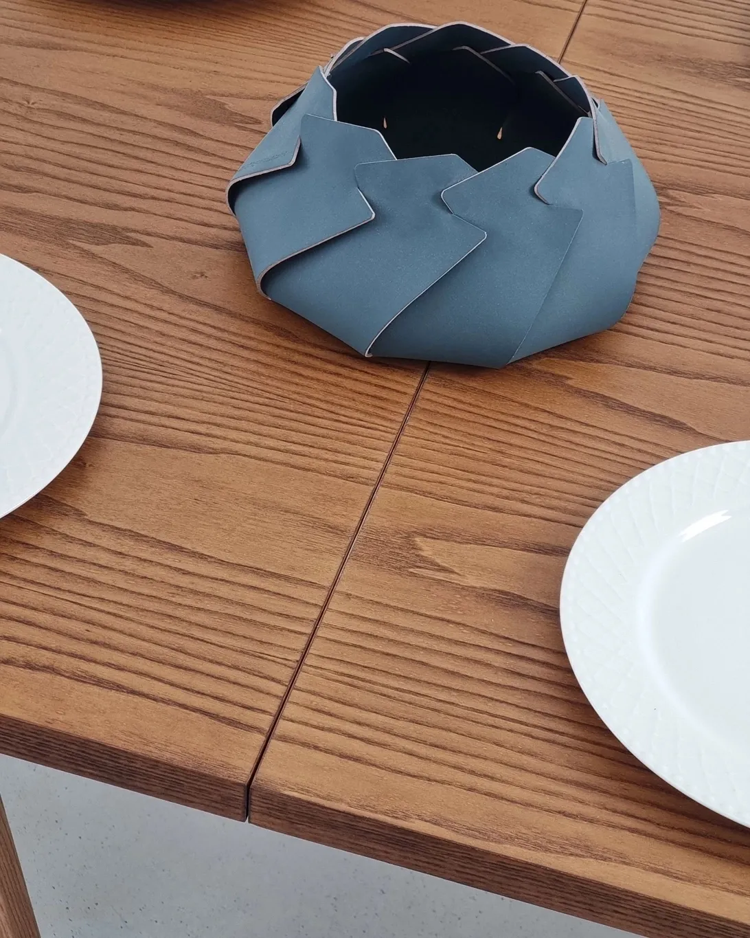 Owalny Stół do Jadalni z Dostawką JUUBI 180x90cm Jesion