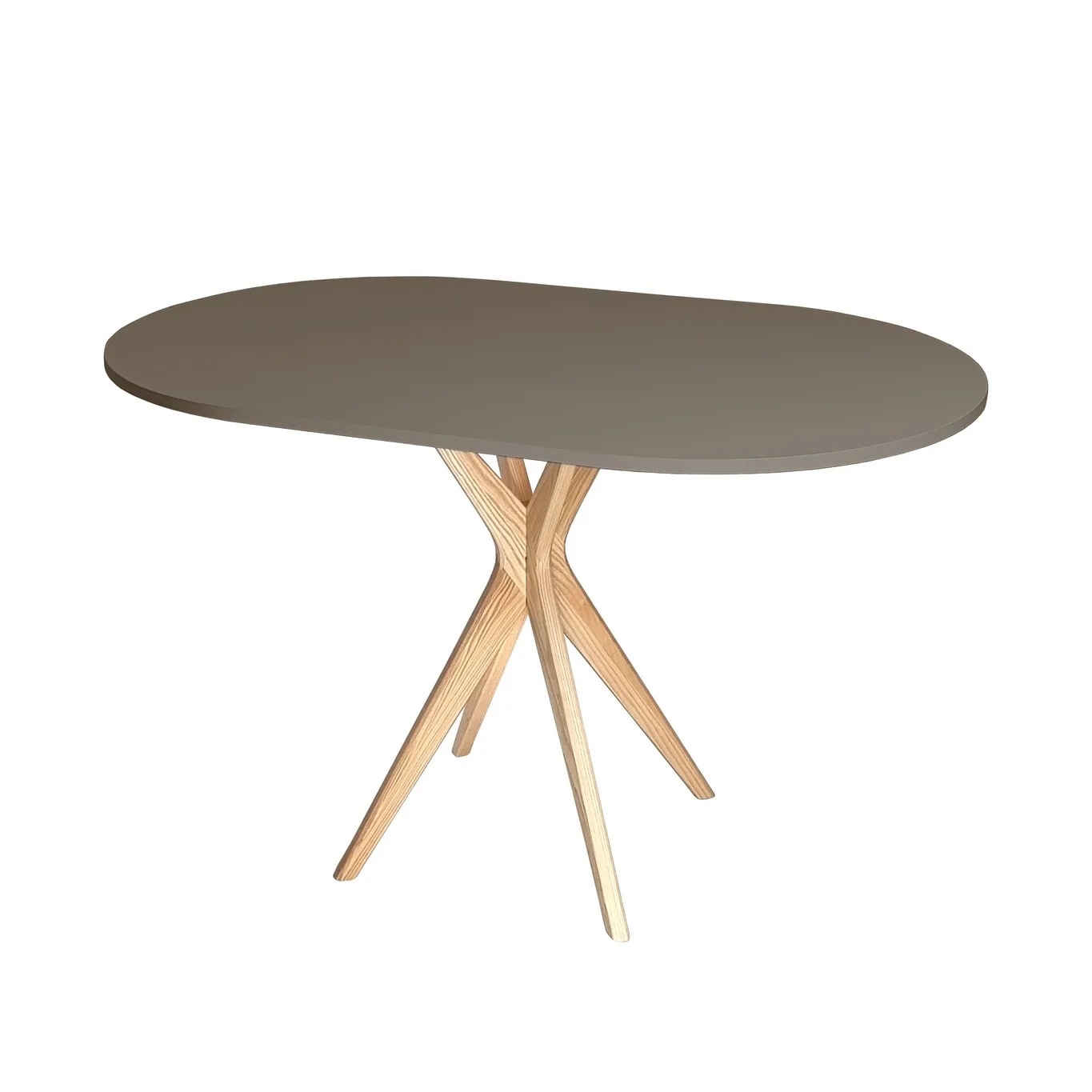 Stół Owalny JUBI Racetrack 75x100cm Bobrza Glina