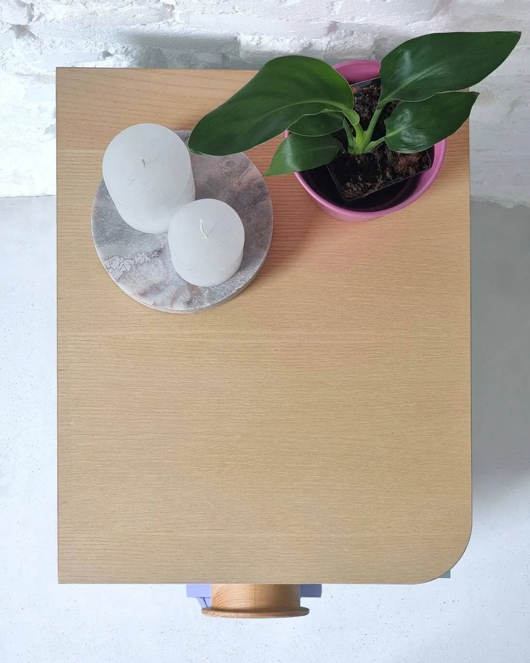 Szafka Nocna DABI 41x50cm Lewa Biała