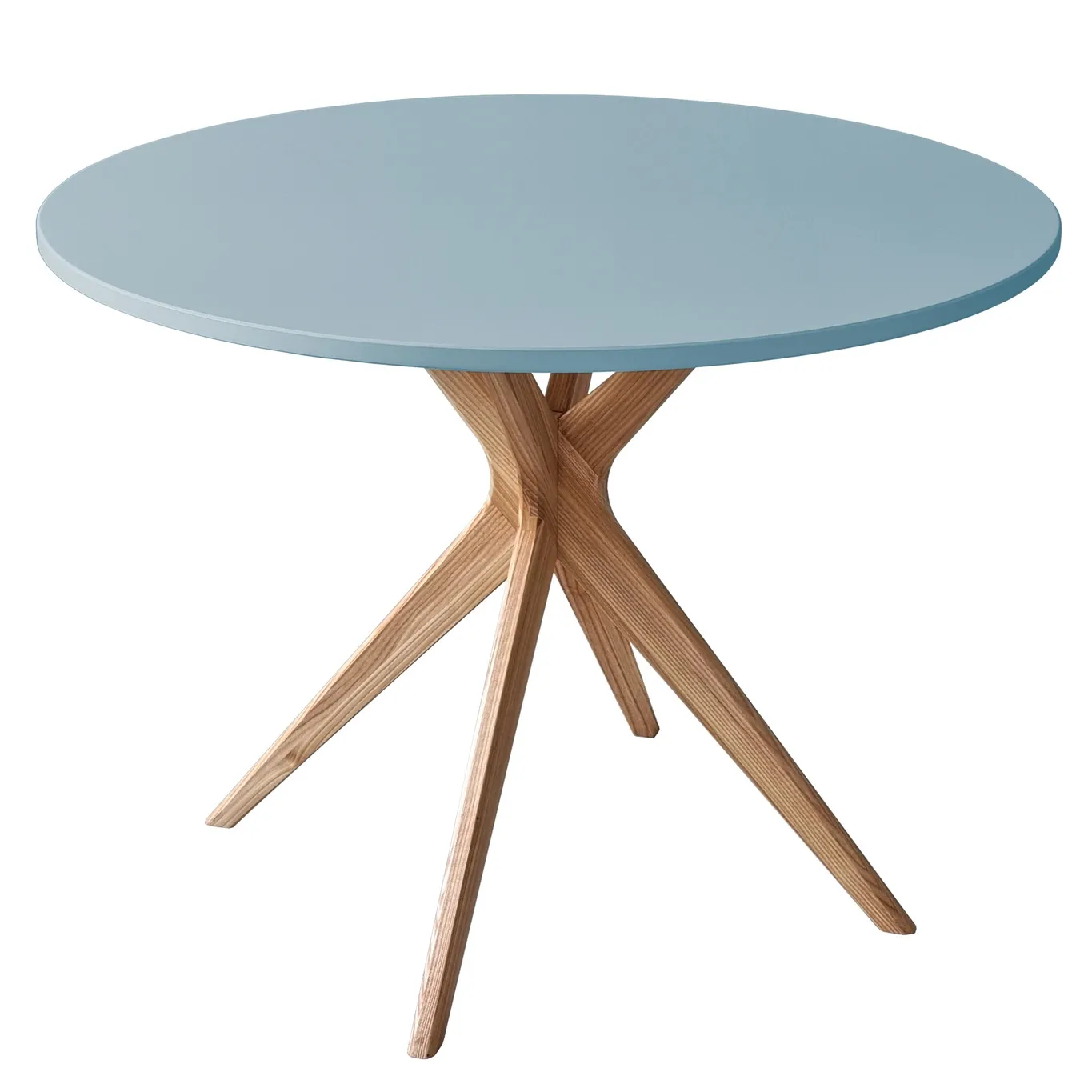 Okrągły Stół Jadalniany JUBI BOLD śr. 110cm Delkatny Niebieski