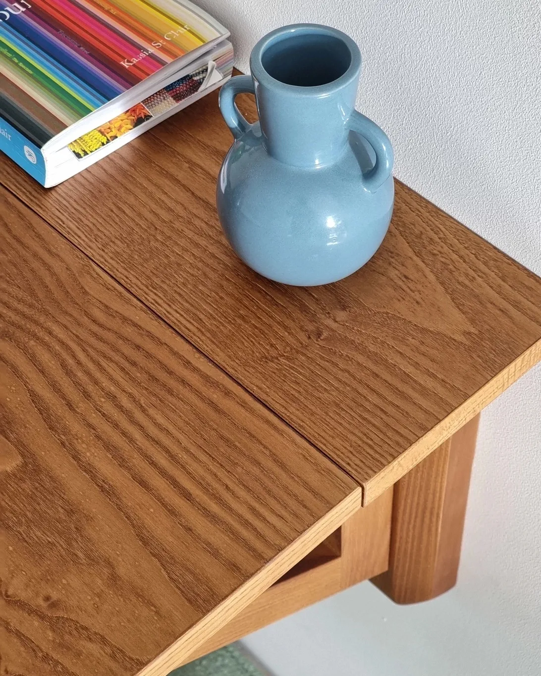 KLAPP Stół Ścienny Opadający 60x70cm Jesion Biały