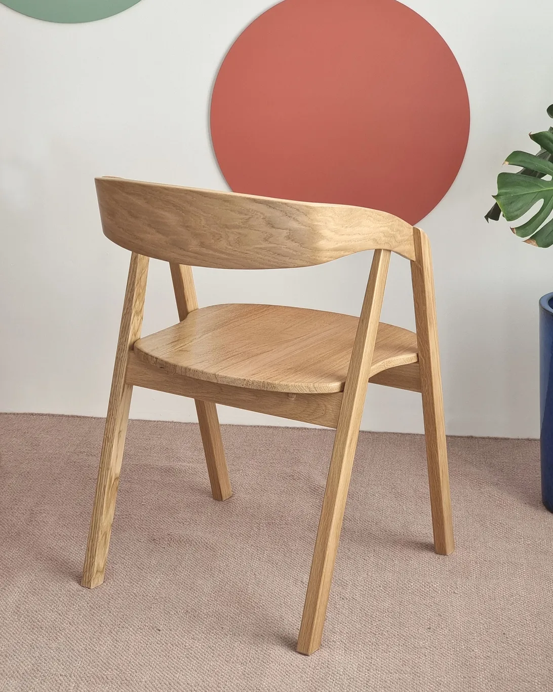 Dębowe krzesło do jadalni BLO