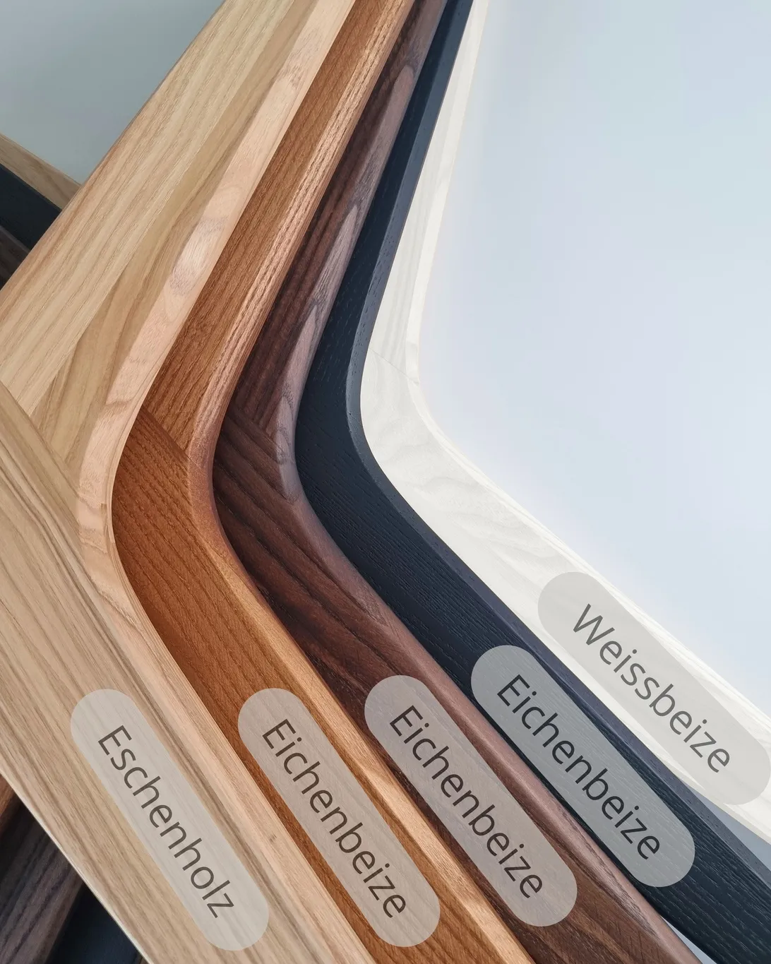 Stół Półowalny JUBI Racetrack 80x80cm Biały