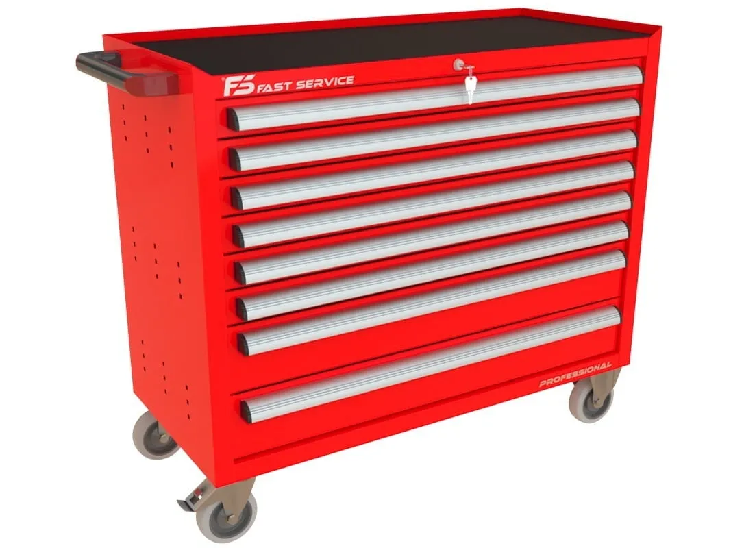 Wózek warsztatowy TRUCK z 8 szufladami PT-212