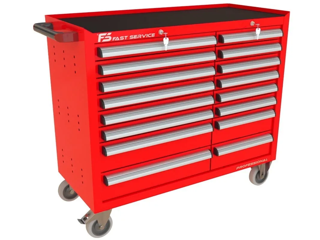 Wózek warsztatowy TRUCK z 16 szufladami PT-212-12