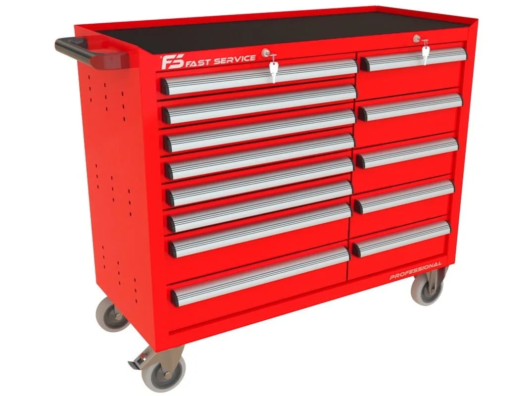 Wózek warsztatowy TRUCK z 13 szufladami PT-212-15