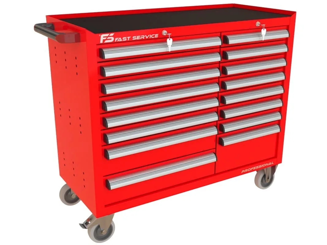 Wózek warsztatowy TRUCK z 16 szufladami PT-212-16