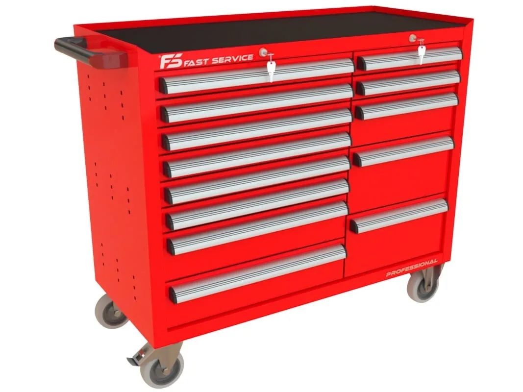 Wózek warsztatowy TRUCK z 13 szufladami PT-212-22