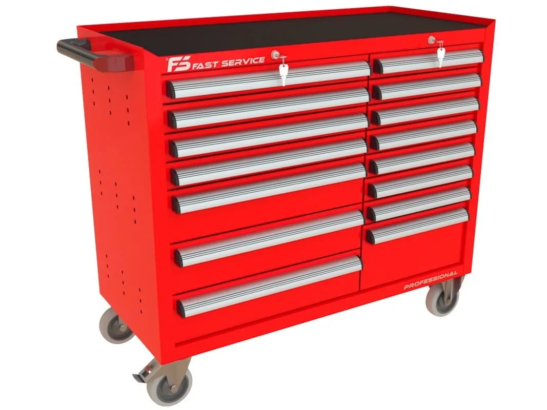 Wózek warsztatowy TRUCK z 15 szufladami PT-213-16