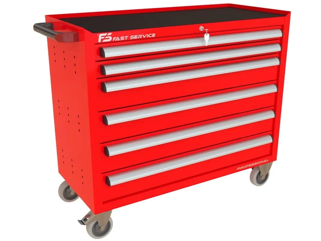 Wózek warsztatowy TRUCK z 6 szufladami PT-214