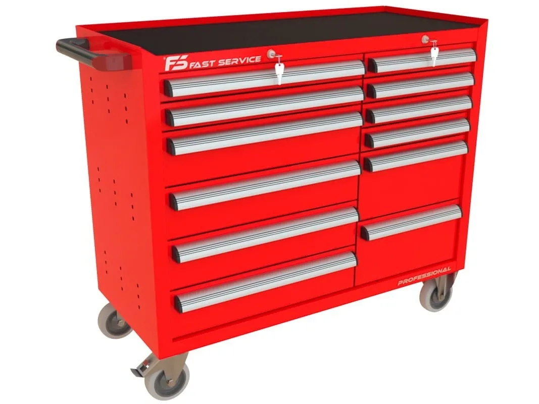 Wózek warsztatowy TRUCK z 12 szufladami PT-214-17