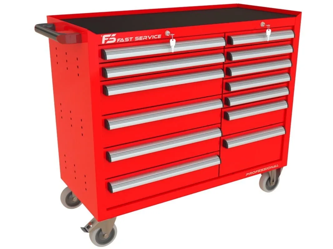 Wózek warsztatowy TRUCK z 13 szufladami PT-214-19
