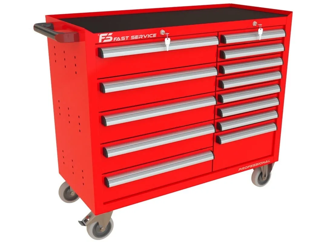 Wózek warsztatowy TRUCK z 13 szufladami PT-215-16
