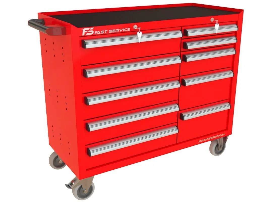 Wózek warsztatowy TRUCK z 10 szufladami PT-215-22