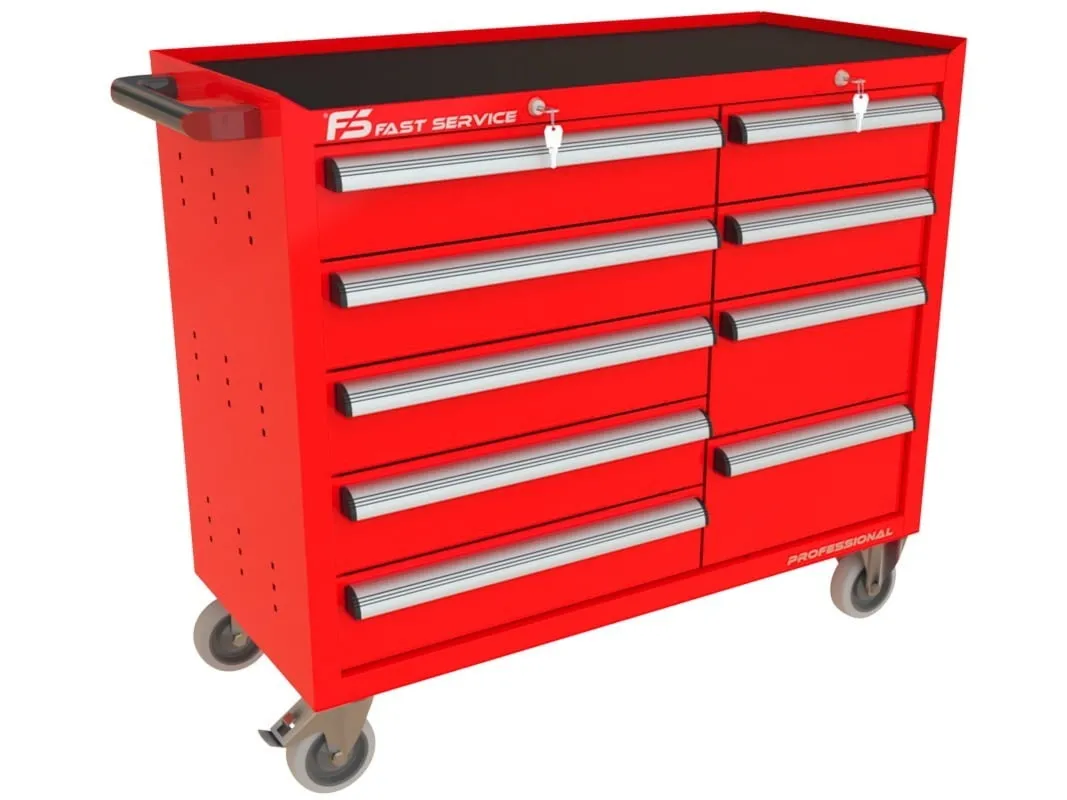 Wózek warsztatowy TRUCK z 9 szufladami PT-215-23