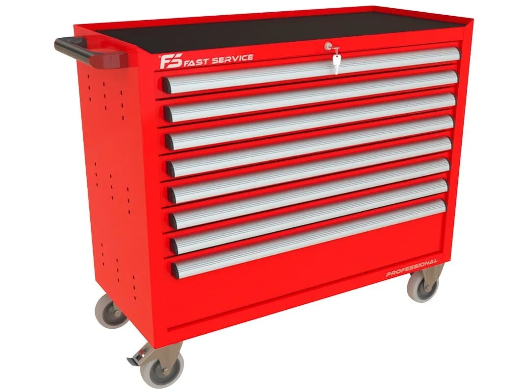 Wózek warsztatowy TRUCK z 8 szufladami PT-216