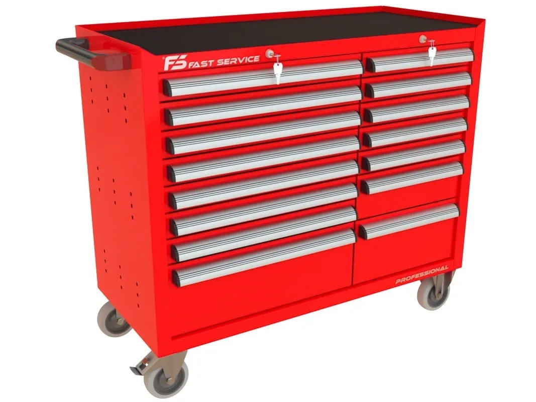 Wózek warsztatowy TRUCK z 15 szufladami PT-216-19