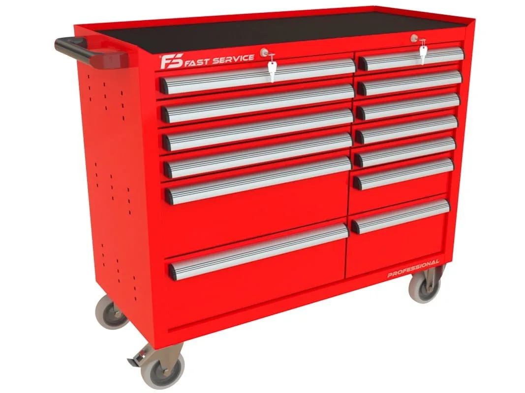 Wózek warsztatowy TRUCK z 13 szufladami PT-217-19