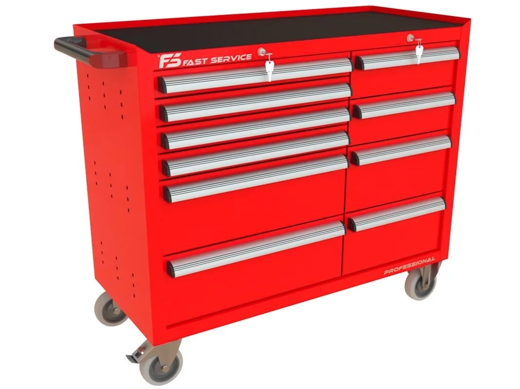 Wózek warsztatowy TRUCK z 10 szufladami PT-217-23