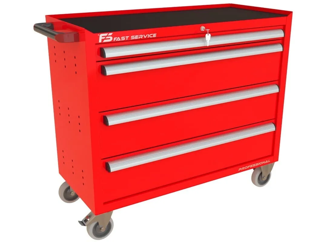 Wózek warsztatowy TRUCK z 4 szufladami PT-218