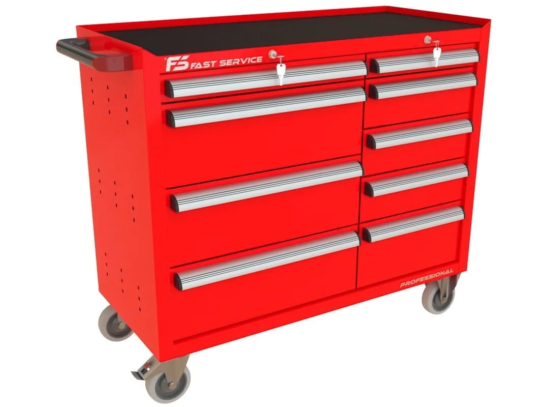 Wózek warsztatowy TRUCK z 9 szufladami PT-218-21