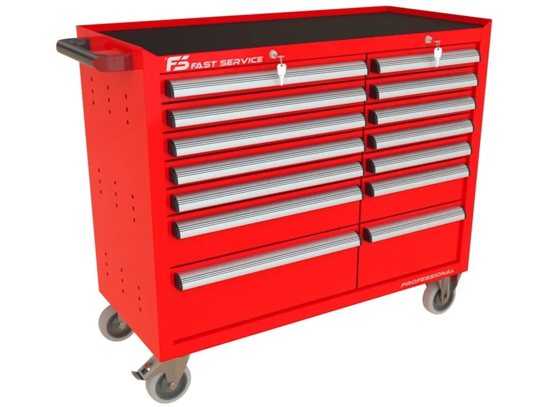 Wózek warsztatowy TRUCK z 14 szufladami PT-219-19