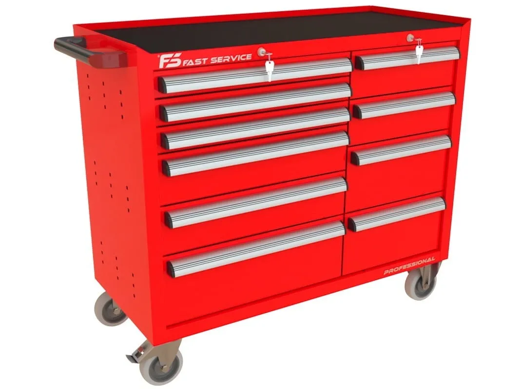 Wózek warsztatowy TRUCK z 10 szufladami PT-220-23