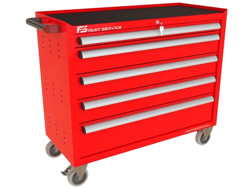 Wózek warsztatowy TRUCK z 5 szufladami PT-221