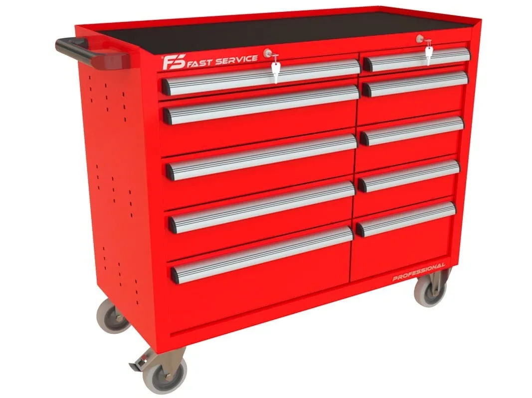 Wózek warsztatowy TRUCK z 10 szufladami PT-221-21