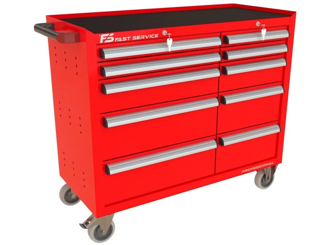 Wózek warsztatowy TRUCK z 10 szufladami PT-222-22