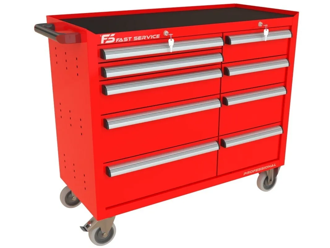 Wózek warsztatowy TRUCK z 9 szufladami PT-222-23