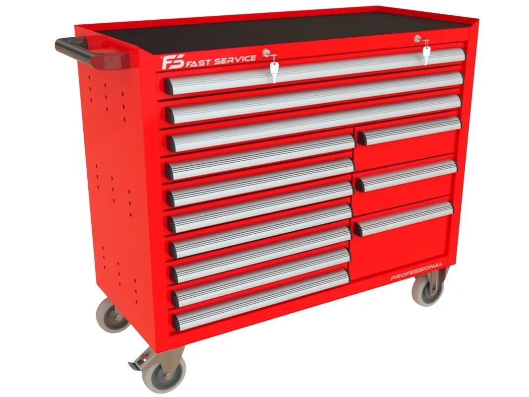 Wózek warsztatowy TRUCK z 13 szufladami PT-270-77