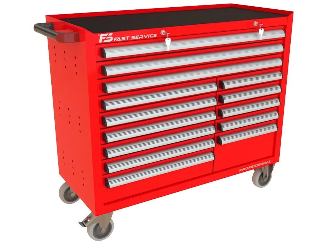 Wózek warsztatowy TRUCK z 14 szufladami PT-271-74
