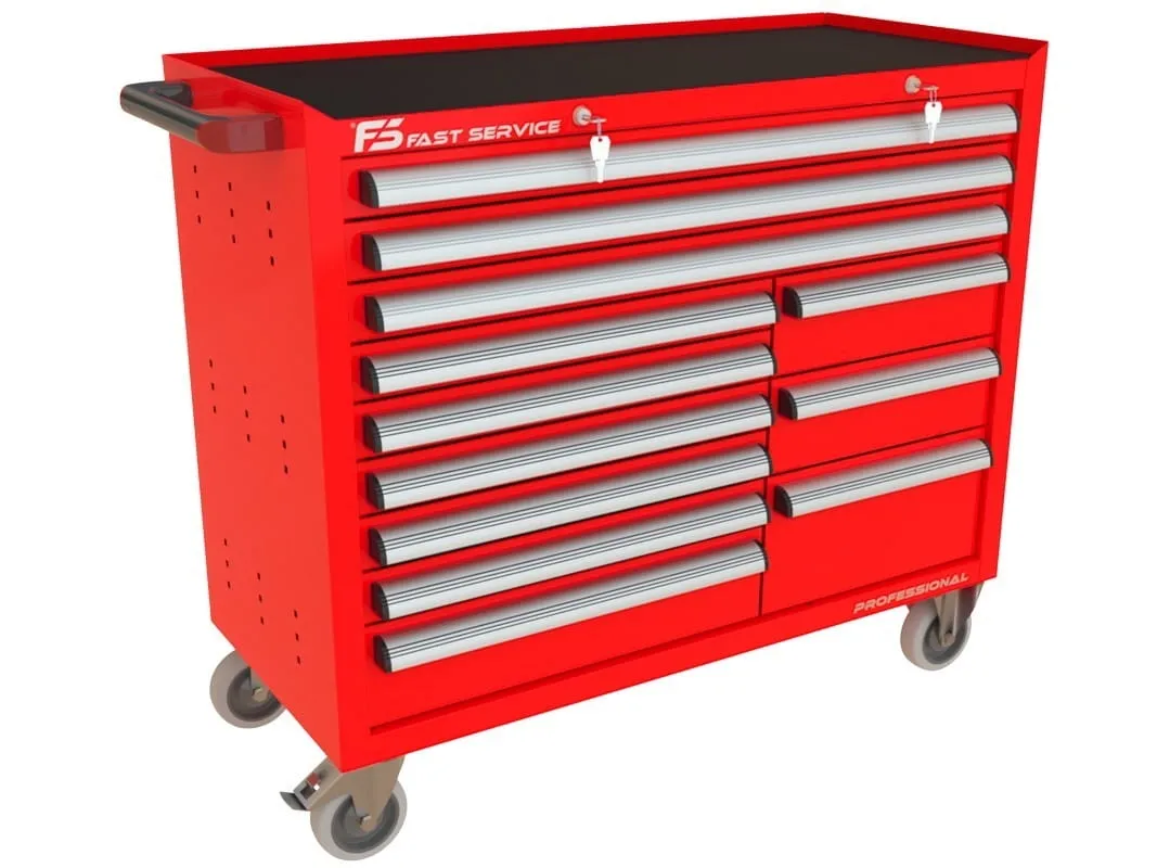 Wózek warsztatowy TRUCK z 12 szufladami PT-271-77