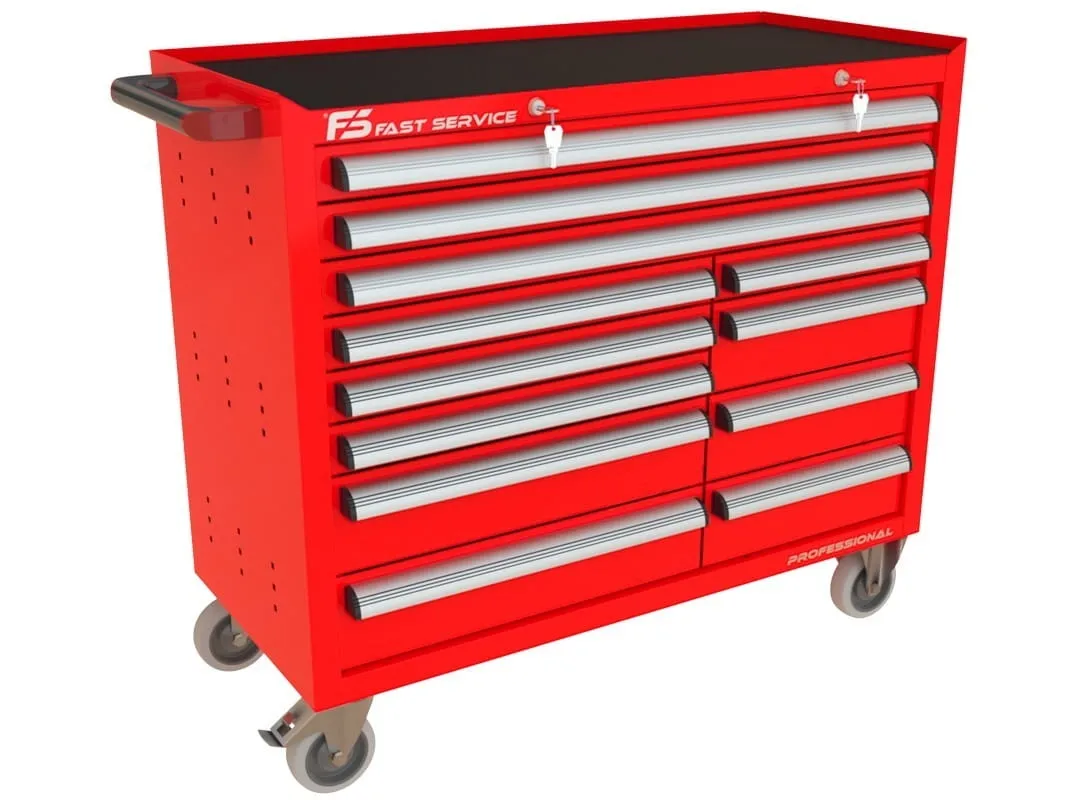 Wózek warsztatowy TRUCK z 12 szufladami PT-272-73