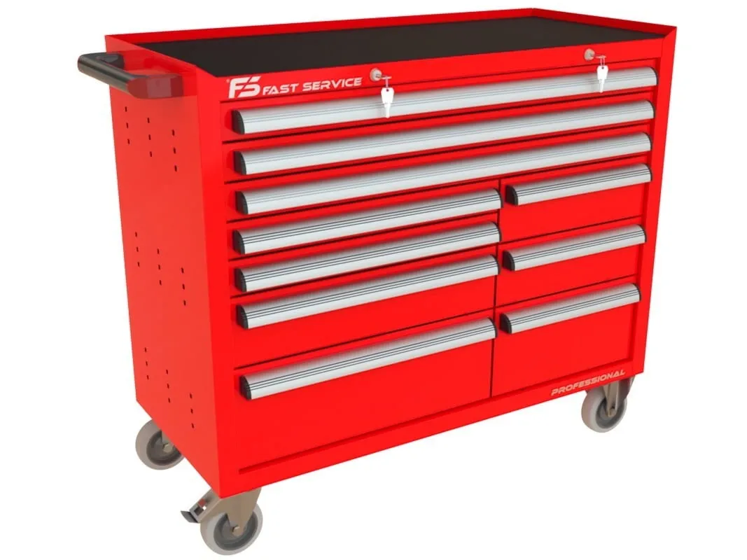 Wózek warsztatowy TRUCK z 9 szufladami PT-276-77