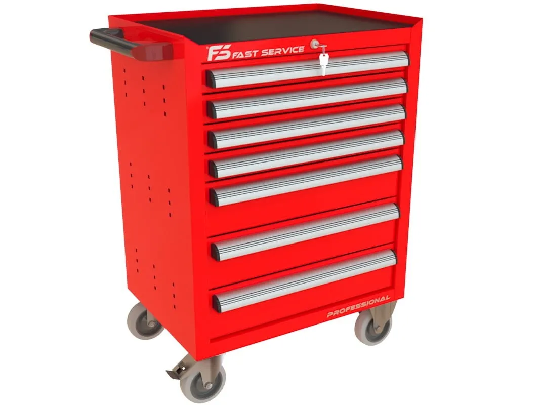 Wózek narzędziowy z 7 szufladami P-213