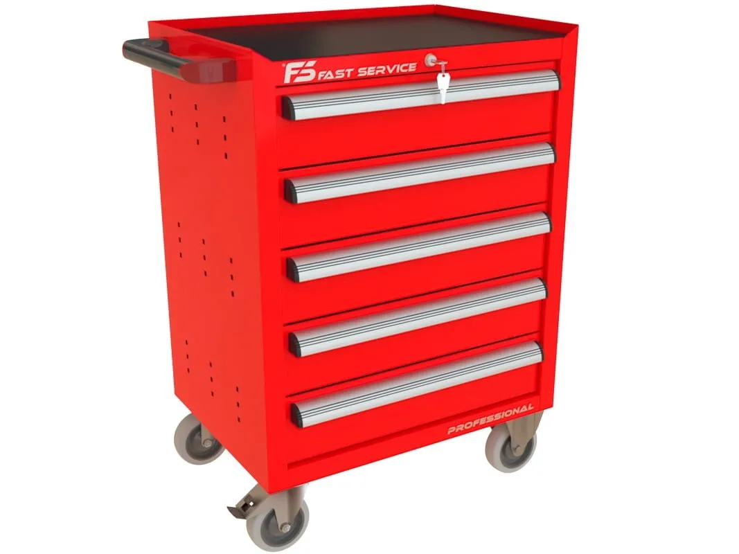 Wózek narzędziowy z 5 szufladami P-215