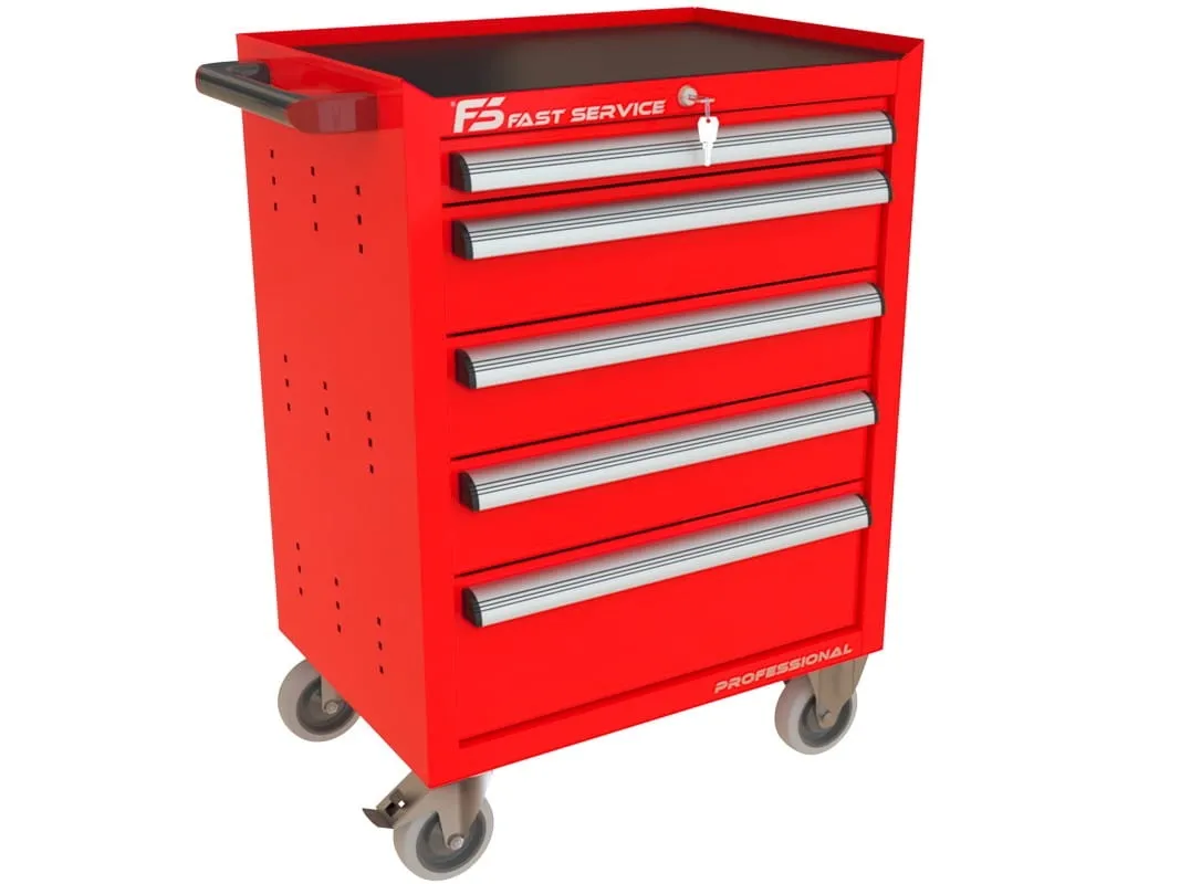Wózek narzędziowy z 5 szufladami P-221