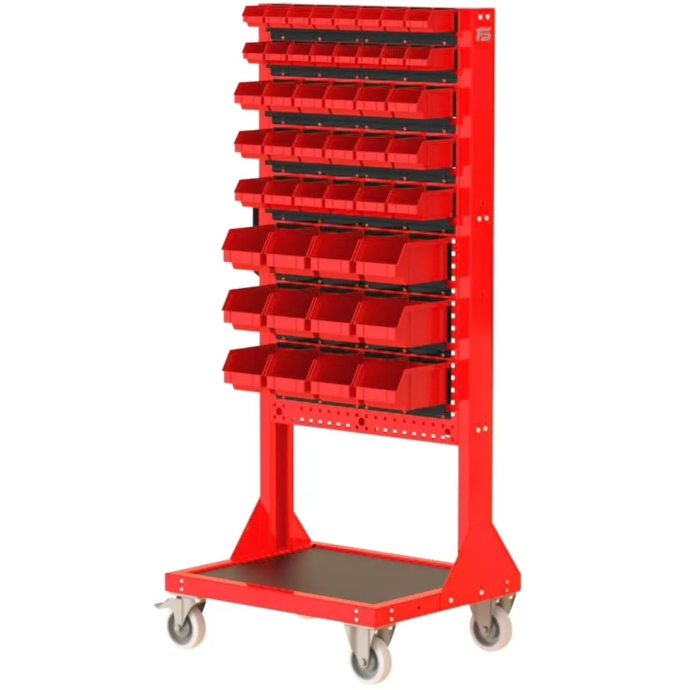 ST 70-11-P123 Stojak Narzędziowy w zestawie z listwami oraz pojemnikami