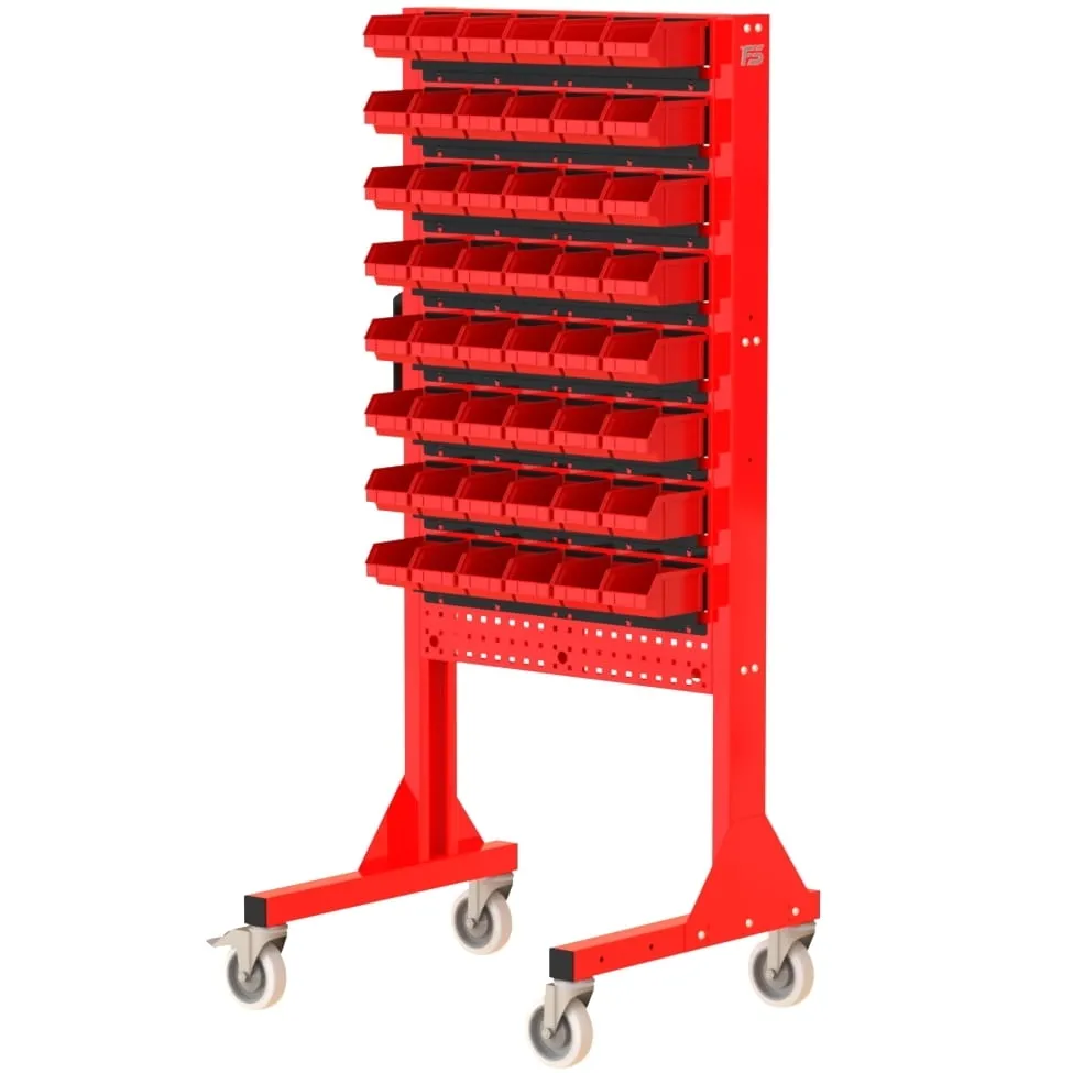 ST 70-12-P2 Stojak Narzędziowy w zestawie z listwami oraz pojemnikami