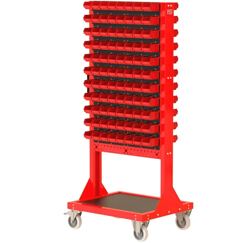 ST 70-21-P1 Stojak Narzędziowy w zestawie z listwami oraz pojemnikami